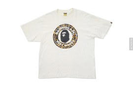 Camo Busy Works Logo Tee by A Bathing Ape