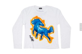 Horse Long Sleeve Tee by unwanted x Shirt King Phade