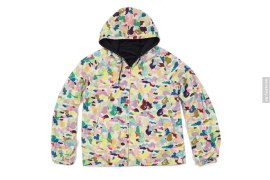 Multi-Camo Terry Reversible Windbreaker by A Bathing Ape