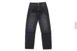 Chain Stich Logo Distressed Denim by Sicko