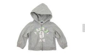 Bendy College Logo Zip Hoodie by Kaws x A Bathing Ape