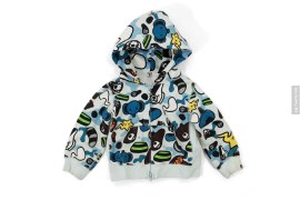 Animal Kingdom Zip Hoodie by Kaws x A Bathing Ape