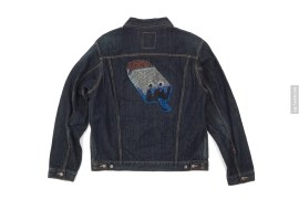 Swaro Popsicle Distressed Denim Jacket by BBC/Ice Cream
